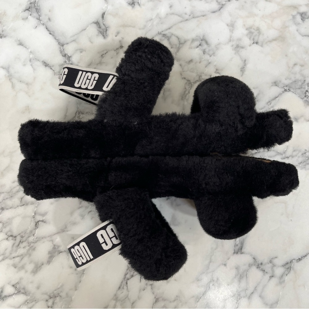Ugg Oh Yeah Slide Slipper Black Woman’s Size 5 - Picture 7 of 12